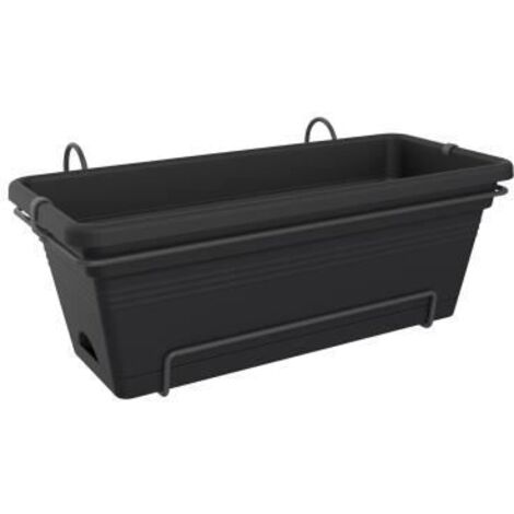 ELHO FIORIERA GREEN BASICS TROUGH XL ALLIN1 55CM NERO