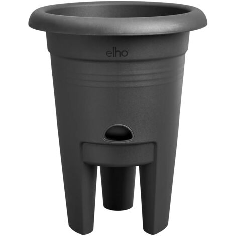 elho® Green Basics Erdbeertopf Living schwarz Ø 33 cm - Kunststoff