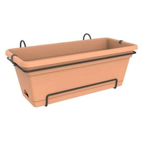 Elho Green Basics Trough Xl Allin1 55 Mild Terra Fioriera Rettangolare
