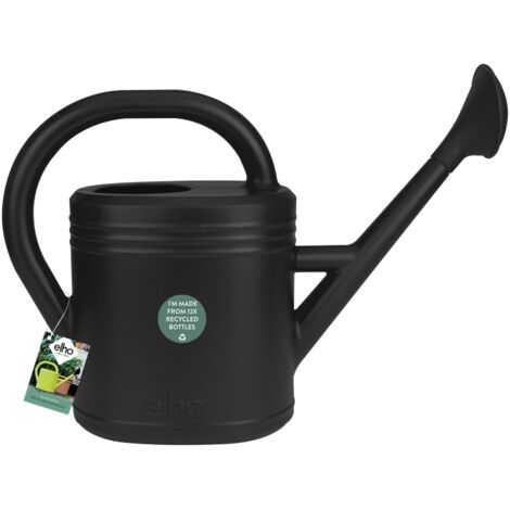 Elho Green Basics Watering Can 10ltr Living Black Annaffiatoi Varie forme