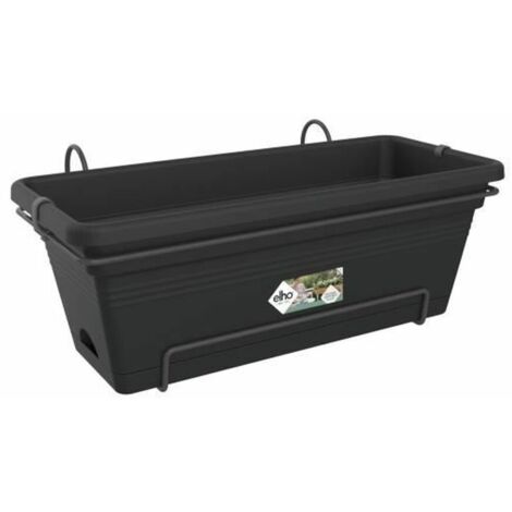 ELHO GREEN BASICS XL-ALLIN1 CAJA PARA PLANTAS, NEGRA, 55 CM