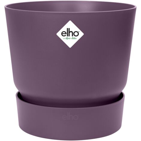 Elho Greenville Round 40 Vintage prugna Vaso Rotondo