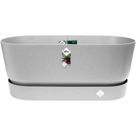 Elho Greenville Terrace Trough 80 Wheels Terra Fioriera Rettangolare