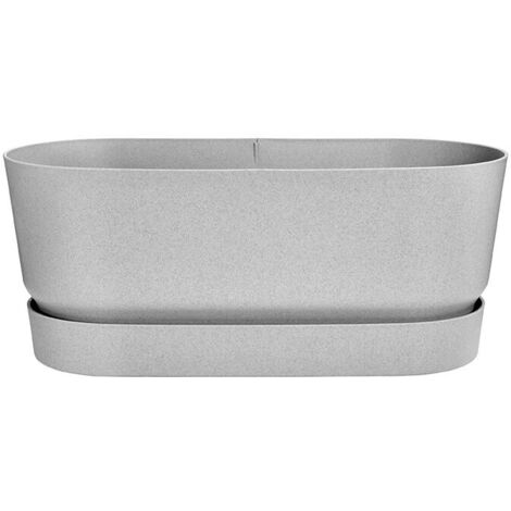 Elho Greenville Terrace Trough 80 Wheels Terra Fioriera Rettangolare