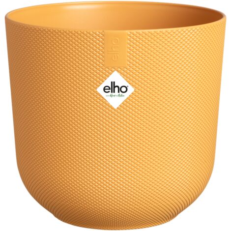Elho Jazz Round Mini 9 Giallo ambra Vaso Rotondo