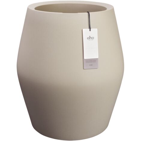 Elho June Split High 46 - Beige - Ø 46 x H 53 cm - intérieurextérieur - 100% recyclé