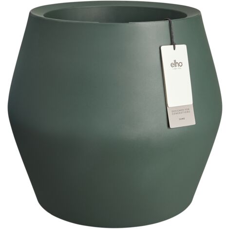 Elho June Split Low 46 - Vert - Ø 46 x H 42 cm - intérieurextérieur - 100% recyclé