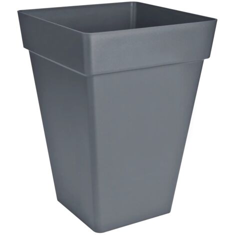 elho® Loft Pflanzgefäß Urban 30 hoch Anthrazit quadratisch - Kunststoff