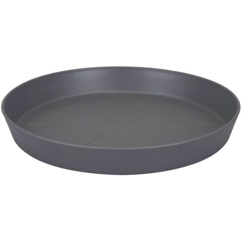 elho® Loft Untersetzer Anthrazit Ø 14 cm rund - Kunststoff