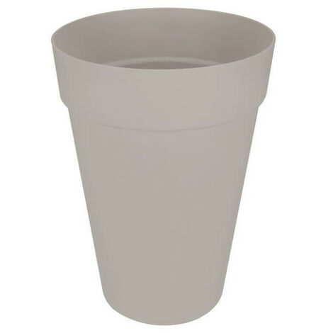 ELHO Loft Urban Pot de fleurs rond Haut 35 - Gris - Ø 34 x H 45 cm - extérieur - 100% recyclé