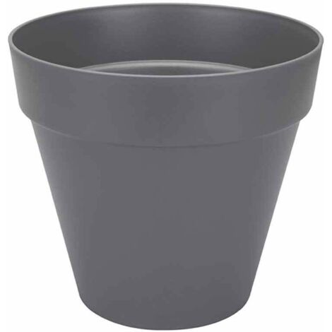 Elho Loft Urban Rond 70 - Noir - Ø 69 x H 63 cm - extérieur - 100% recyclé
