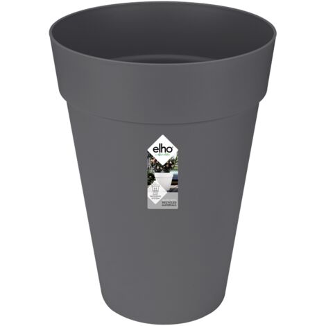 Elho Loft Urban Round High 35 Anthracite Vaso Rotondo