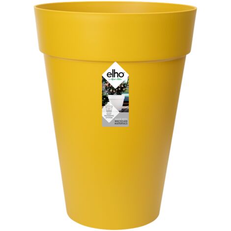 Elho Loft Urban Round High 35 Ochre Vaso Rotondo