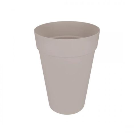 ELHO Loft Urban Vaso di fiori rotondo Alto 35 - Grigio - Ø 34 x H 45 cm - esterno - 100% riciclato
