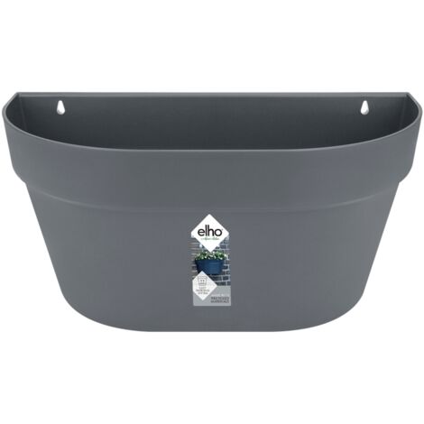 Elho Loft Urban Wall Basket 40 Anthracite Fioriera Ovale
