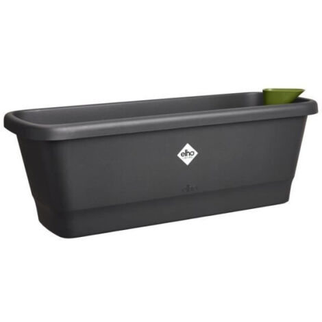 Elho Noa Balconniere M - Noir - L 52 x B 20 x H 18 cm - Balconextérieur - 100% recyclé