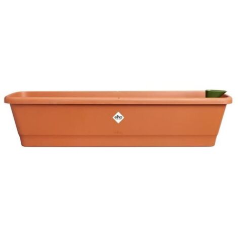 Elho Noa pot de jardinage marron 78x20x18 cm design moderne