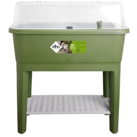ELHO Noa Potager Sur Pied - Vert - L 79 x B 39 x H 94 cm - culture et récolte - 100% recyclé