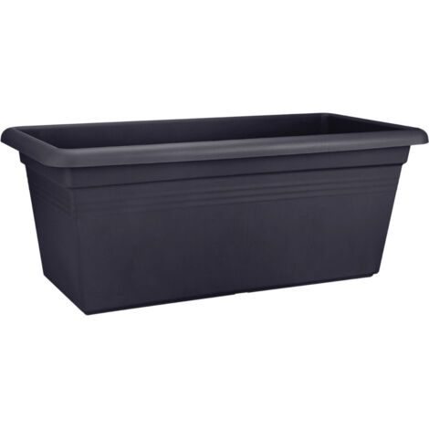 Elho Pflanzkasten Green Basics XXL 80 cm schwarz Blumenkasten