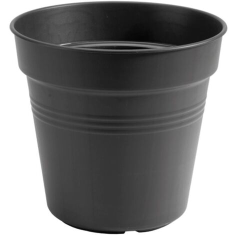Elho Pflanztopf Green Basics Ø 21 x 19 cm schwarz Kunststofftöpfe