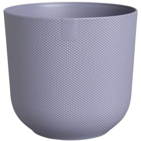 ELHO Pot de fleurs Jazz Rond - Violet - Ø 29.5 x H 27 cm - Intérieur - 100% recyclé