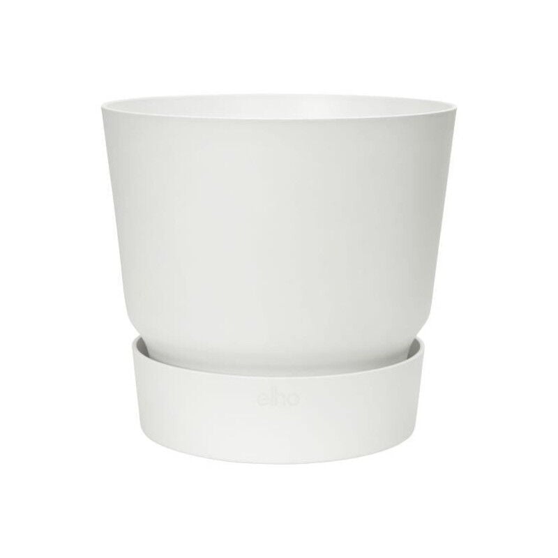 Pot de fleurs rond Greenville 25 - Exterieur - o 24,48 x h 23,31 cm - Blanc - Elho