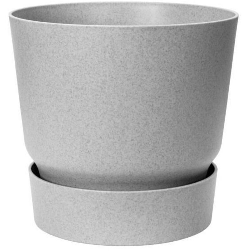 Elho Greenville Round INDOOR Pot & Base LIVING CONCRETE 25cm -