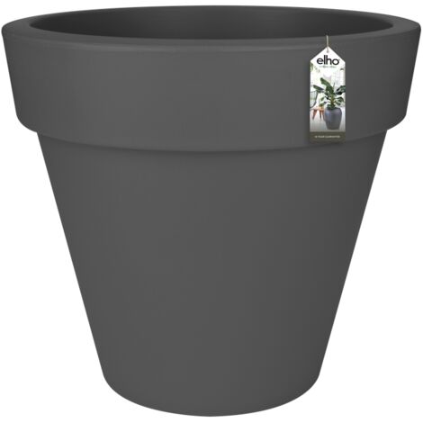 Elho Pure Round 100 Anthracite Vaso Rotondo