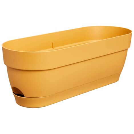 elho Rechteckiger Pflanzer VIBIA Kunststoff Rosa Staub 50 cm
