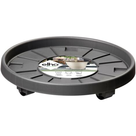 Elho Universal Planttaxi 30 Anthracite Sottovaso Rotondo