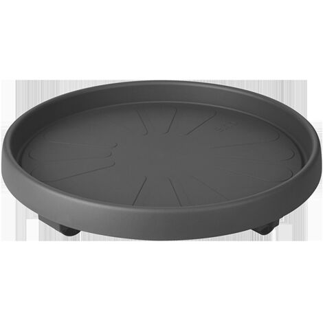 Elho Universal Planttaxi 35 Anthracite Sottovaso Rotondo