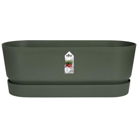ELHO VASO GREENVILLE TROUGH LONG 50CM LEAF GREEN