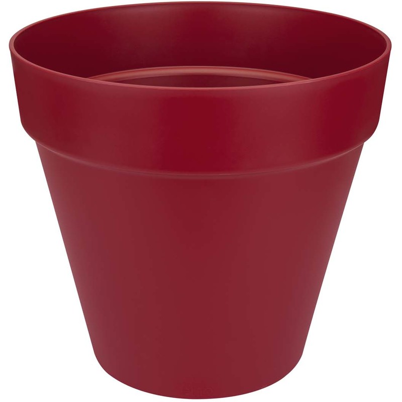 Vaso loft urban round 30 cranberry red Elho