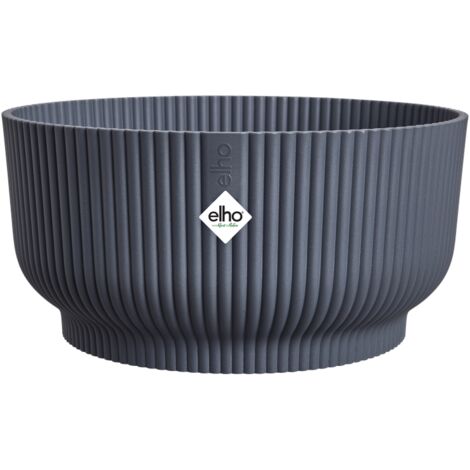 Elho Vibes Fold Bowl 25 Anthracite Vaso Rotondo