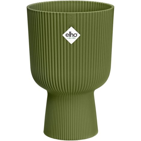 Elho Vibes Fold Coupe 14 Green Vaso Rotondo