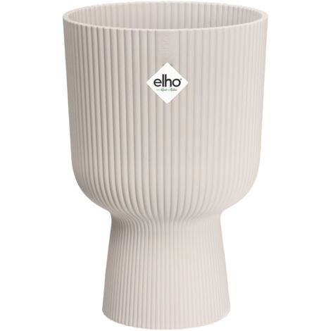 Elho Vibes Fold Coupe 14 White Vaso Rotondo