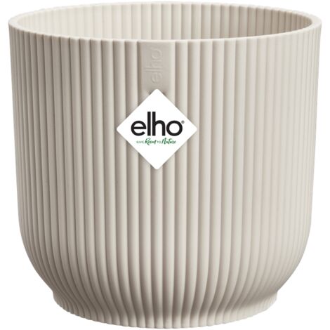 Elho Vibes Fold Round Mini 11 White Vaso Rotondo