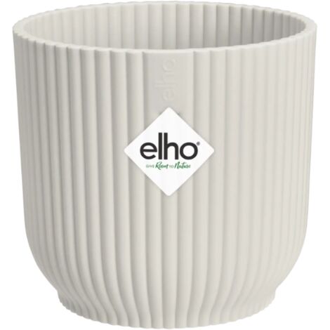 Elho Vibes Fold Round Mini 9 White Vaso Rotondo