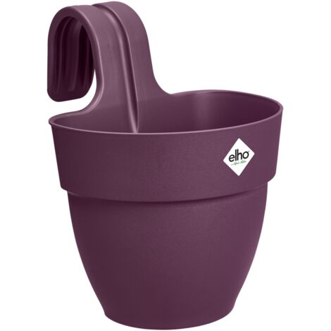 Elho Vibia Campana Easy Hanger Small Porpora acero Fioriera Rotondo