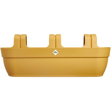 Elho Vibia Campana Easy Hanger XXL 70 - Jaune - L 69 x B 23.7 x H 27 cm - Balcon - 100% recyclé