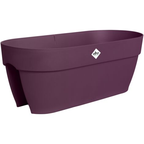 Elho Vibia Campana Flower Bridge 60 - Violet - L 26 x B 59 x H 22 cm - Balconextérieur - 100% recyclé