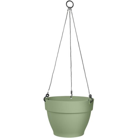 Elho Vibia Campana Hanging Basket 26 Green Vaso Rotondo