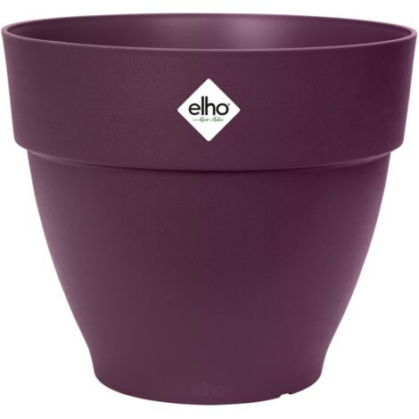 Elho Vibia Campana Round 30 Porpora acero Vaso Rotondo