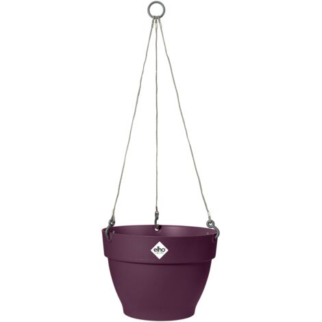 Elho Vibia Campana Suspension 26 - Violet - L 26 x B 25.963 x H 18 cm - extérieur - 100% recyclé