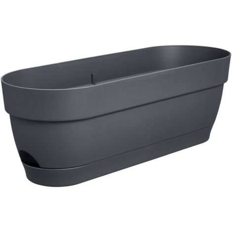 Elho Vibia Campana Trough 50 Anthracite Fioriera Rettangolare