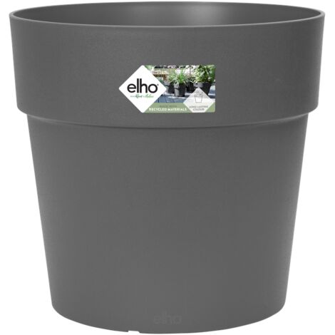 Elho Vibia Straight Round 40 Anthracite Vaso Rotondo