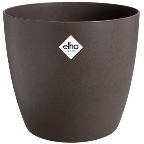 ELHOLOT DE 3 POTS DE FLEUR RONDTHE COFFEE COLLECTION- Ø14XH12,6CM, Ø16XH14,7CM, Ø18XH16,8 CM - 7 L - MARRON 5661461877341