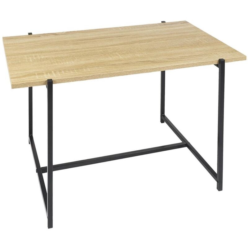 Altobuy - elias - Tables basse plateau mdf aspect bois piètement métal
