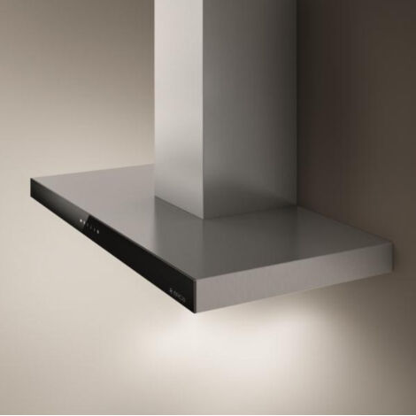 Elica – Hotte décorative 898mm – Extraction 500 m³/h – 3 vitesses – Noir et acier inoxydable – Niveau sonore 63 dB – PRF0104626 - JOYBLIXAPRF0104626