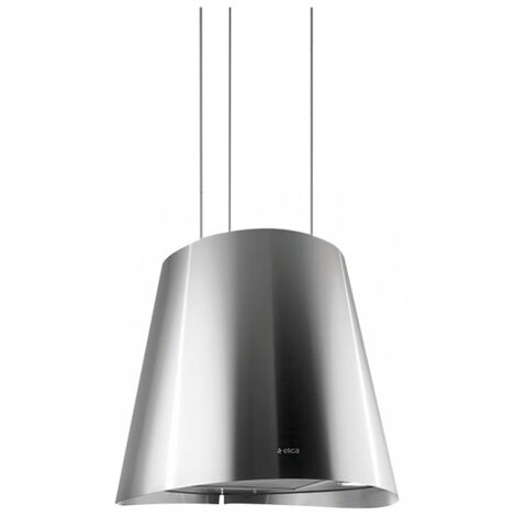 Elica – Hotte îlot 492mm – Extraction 690 m³/h – Niveau sonore 67 dB – Lustre suspendu en acier inoxydable – 3 vitesses – Filtre aluminium/charbon - PRF0089651D